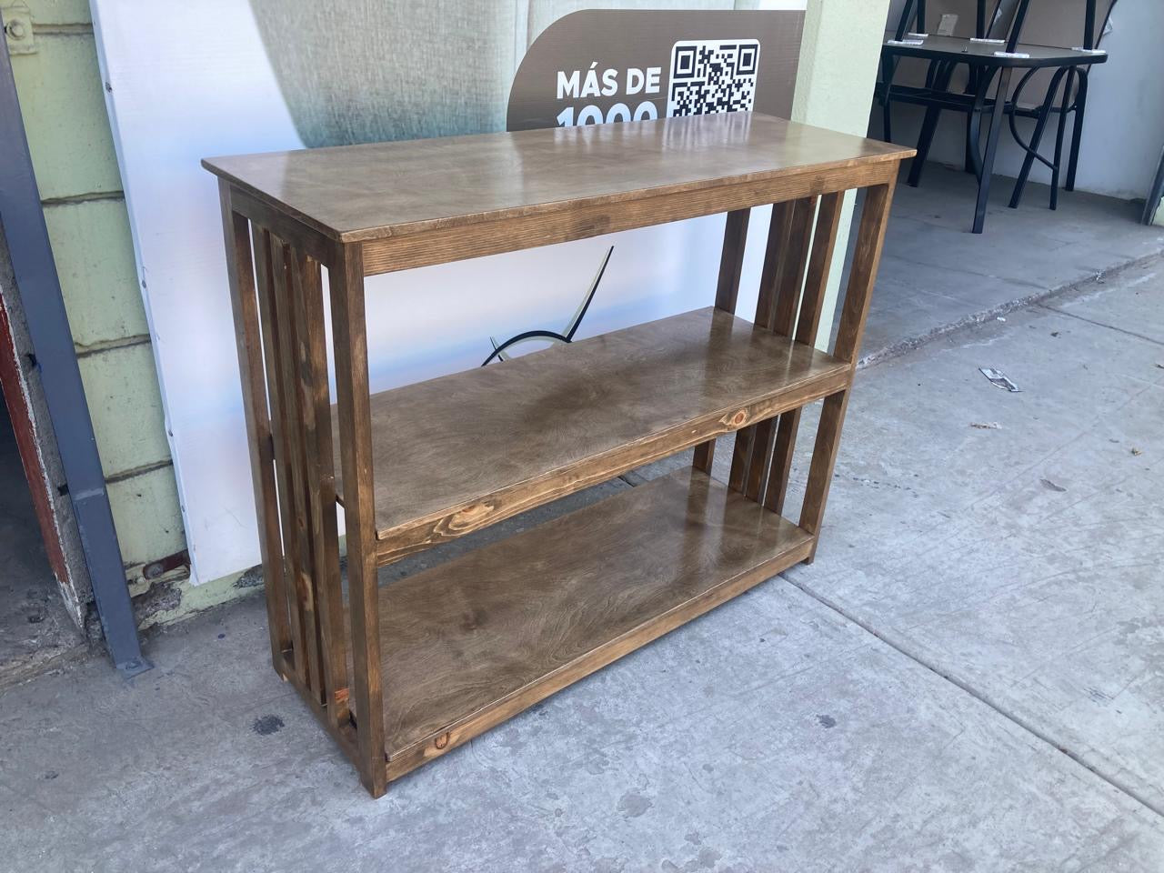 Consola de madera Artesanal 3 niveles - Modelo Siena