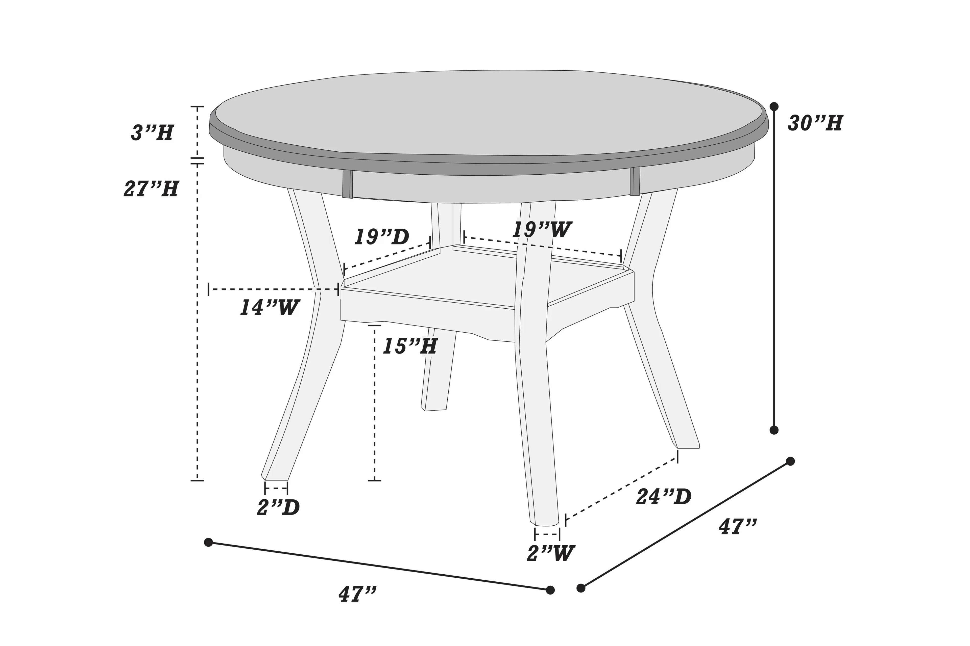 Comedor 4 sillas F2564